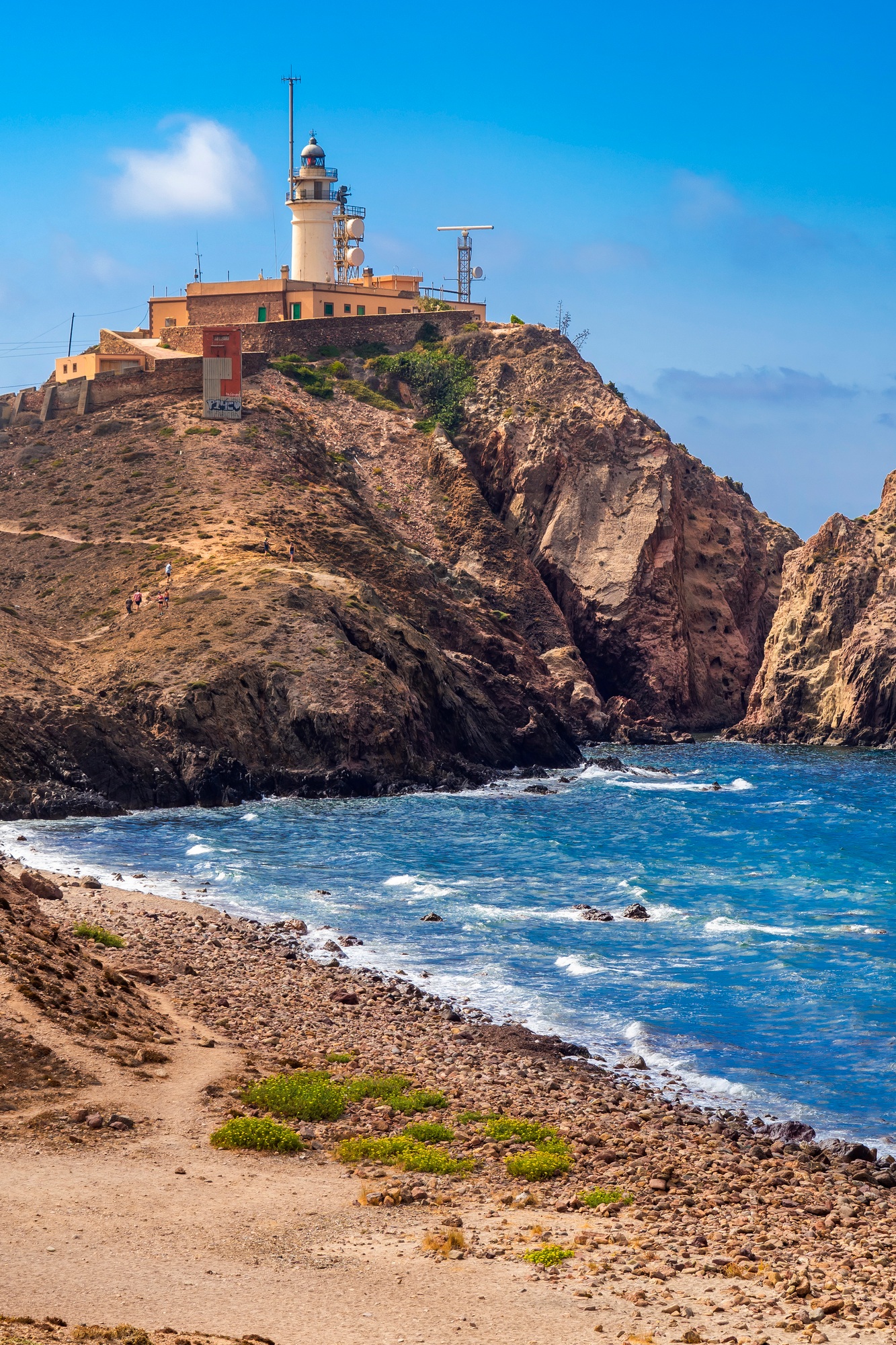 Cabo de Gata Lighthouse, Cabo de Gata-Níjar Natural Park, Spain