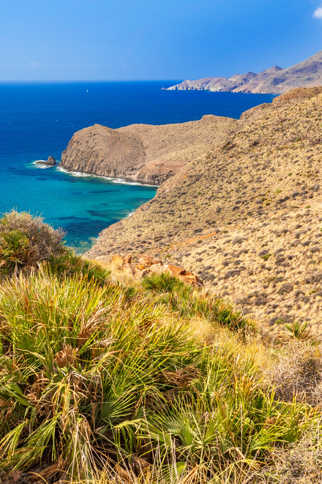 Rocky Coastline and Cliffs, Cabo de Gata-Níjar Natural Park, Spain